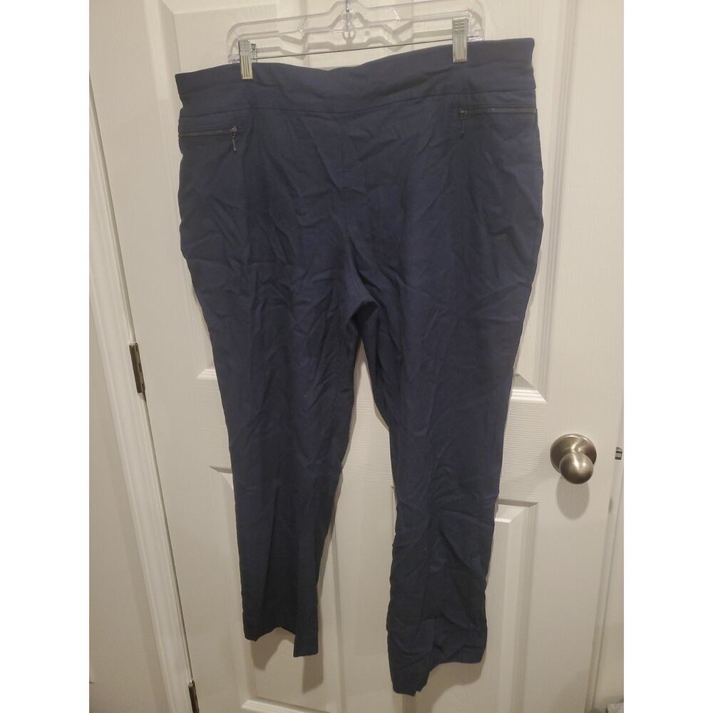Counterparts Size 18 Average Women's Navy Blue Pull on Pants